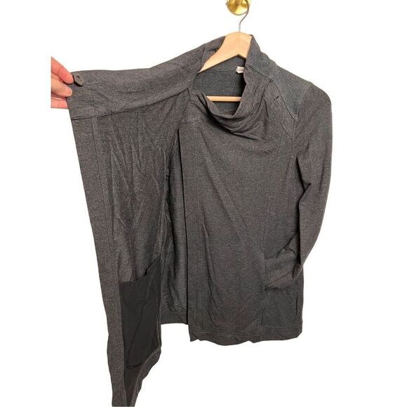 Lululemon Easy Coast Thats A Wrap Jacket Grey 4 - Picture 3 of 10